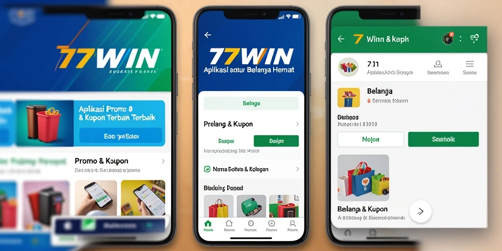 Tampilan antarmuka 77WIN yang user-friendly dan penuh promo menarik.