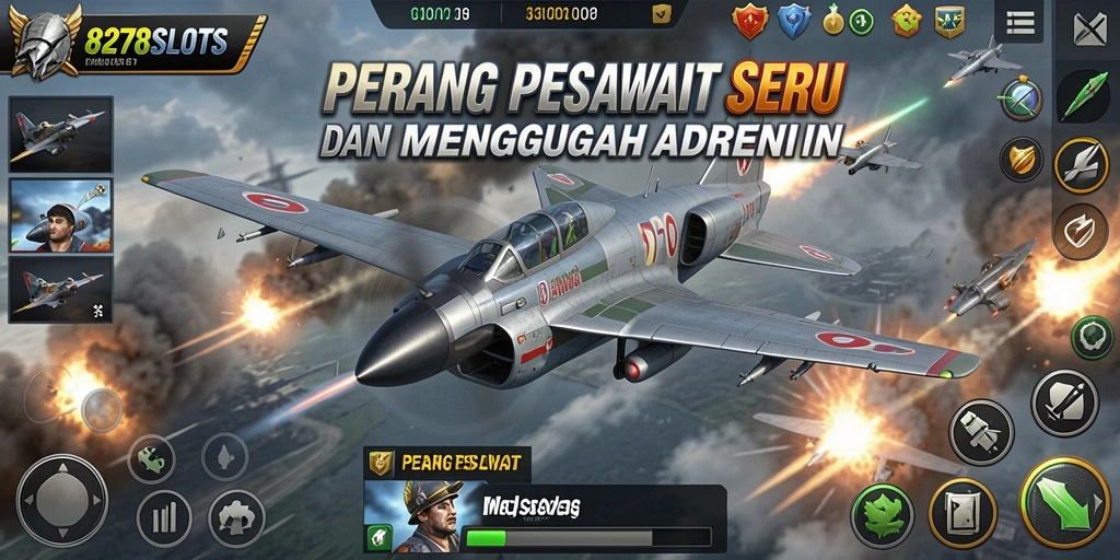 Antarmuka permainan 8278SLOTS yang dinamis dan menarik.