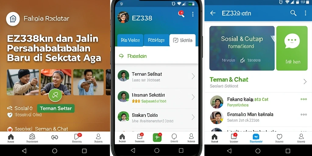 Tampilan antarmuka EZ338 yang menarik dan interaktif.