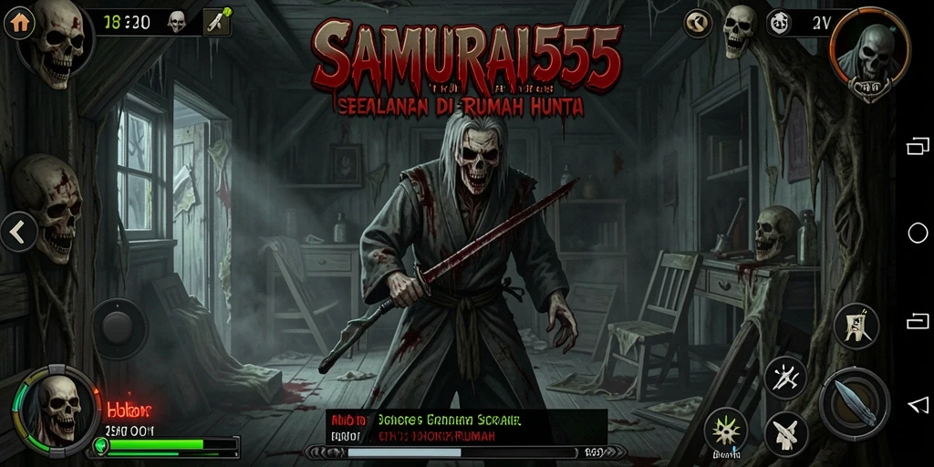 Screenshot menampilkan suasana mencekam dari game Horor Rumah.