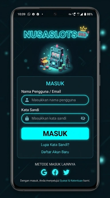 Masuk Akun Nusaslots untuk Pengguna Android